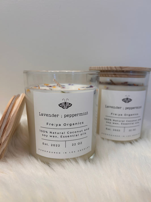 Lovely Lavender Candle - Lavender & peppermint